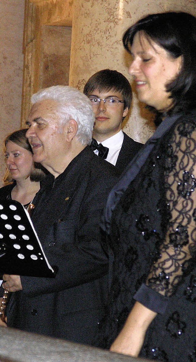 Der Flten Virtuose aus Rom, Angelo Pe...Mathus im Dom St. Blasien brillieren.  | Foto: Margrit Matyscak