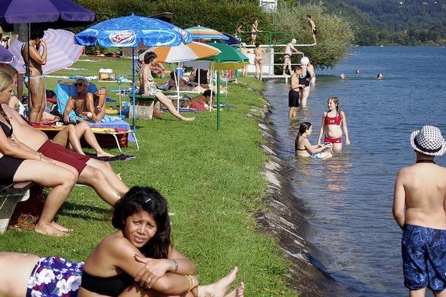 Schwrstdter Rheinbad: Die meisten Gste zieht’s zum Rhein