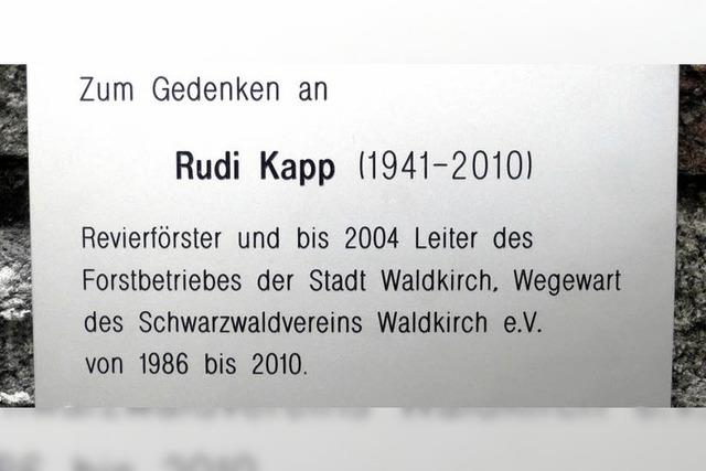 Gedenken an Rudi Kapp