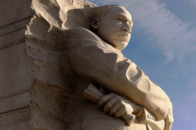 In Stein gehauen: Martin Luther King  | Foto: dpa