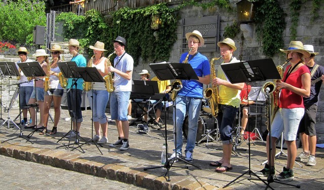 Wir machen Musik, hier in Meersburg: D... fand  am Bodensee wieder viele Fans.   | Foto: Privat