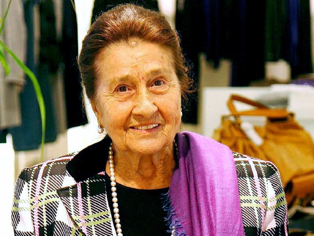 Zita Kaiser, Chefin des Modehaus&#8217; Kaiser starb im Alter von 86 Jahren  | Foto: Privat