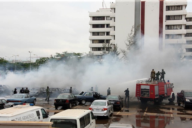 Tote bei Bombenanschlag auf UN-Gebude in Nigeria.  | Foto: AFP