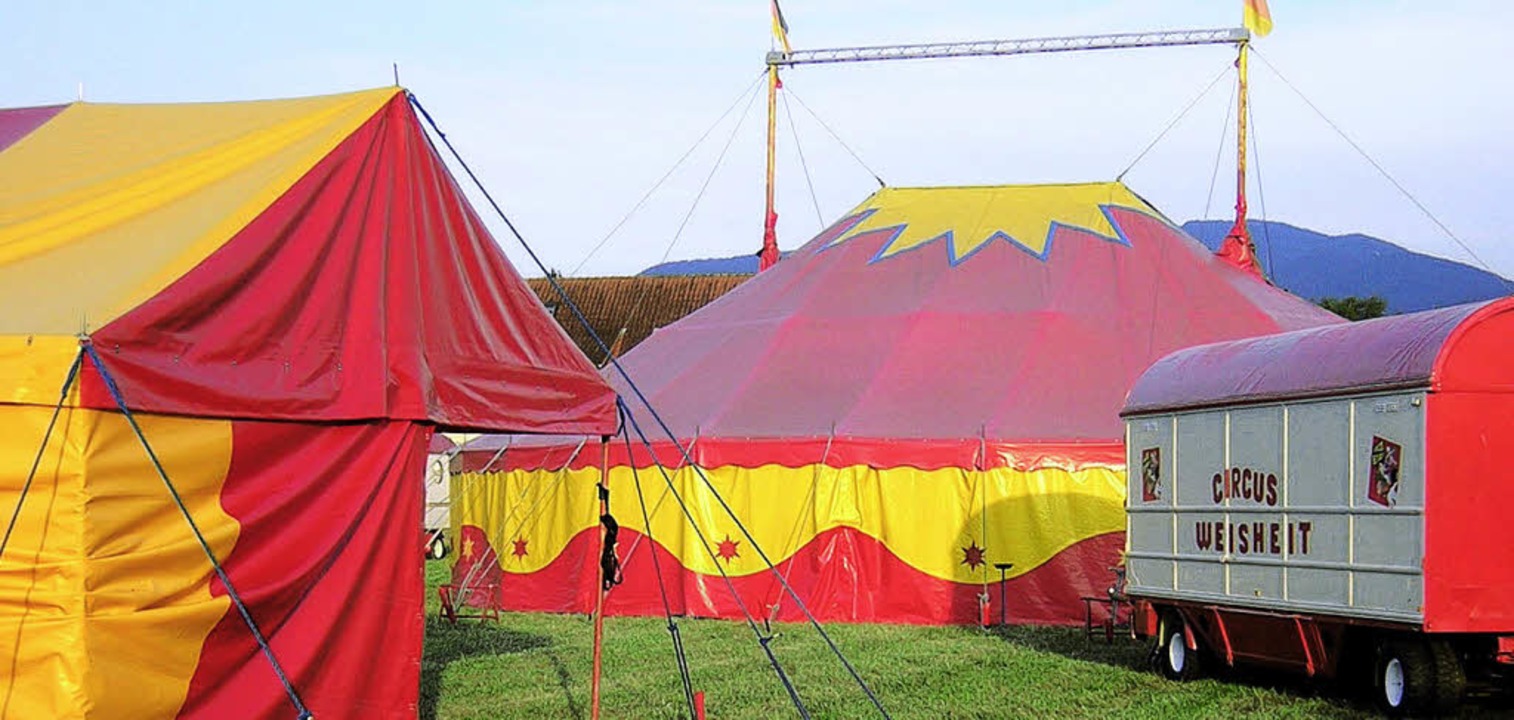 Kleiner Zirkus mit  Tradition: Der Cir...heit gastiert am Wochenende in Sexau.   | Foto: Gerhard Walser