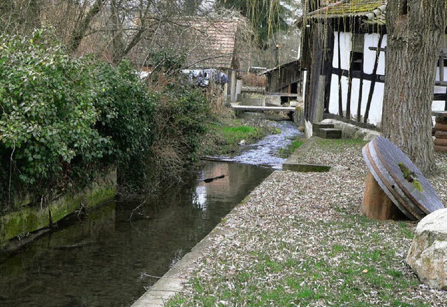 Malerischer Winkel am Eimeldinger Mhlbach.   | Foto: Geschichtsverein