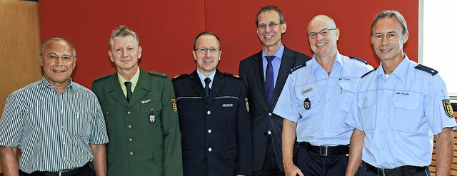 Ehrung in Stuttgart fr erfolgreiche P...n sowie Georg Hauger und Ralf Kaufmann  | Foto: innenministerium