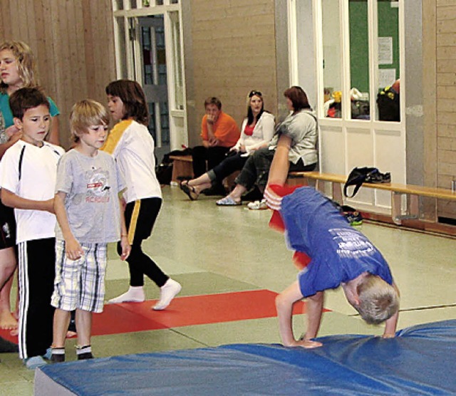 Vorbung fr Judo   | Foto: H. Scherer