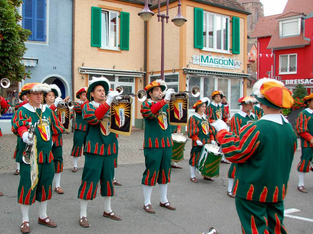 Der Fanfarenzug Kaisersthler Herolde sorgte fr die passende Musik.