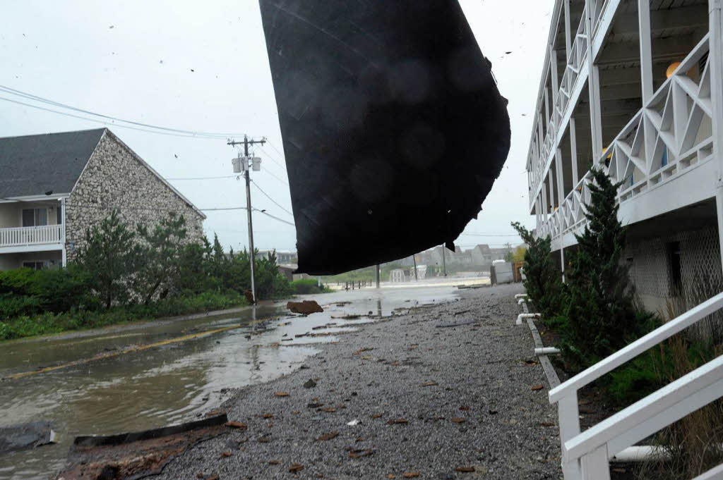 Hurrikan Irene fegt ber die US-Ostkste