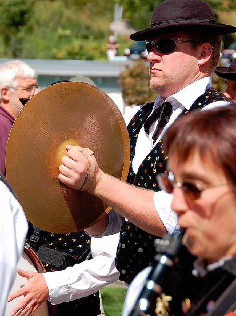 Zehn Blasorchester zogen durch die Stadt