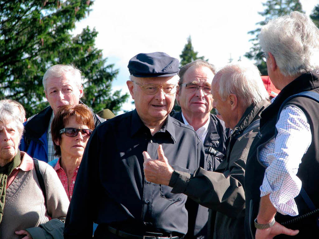 Zollitsch hlt Freiluftgottesdienst mit Wanderern auf dem Herzogenhorn am Feldberg.