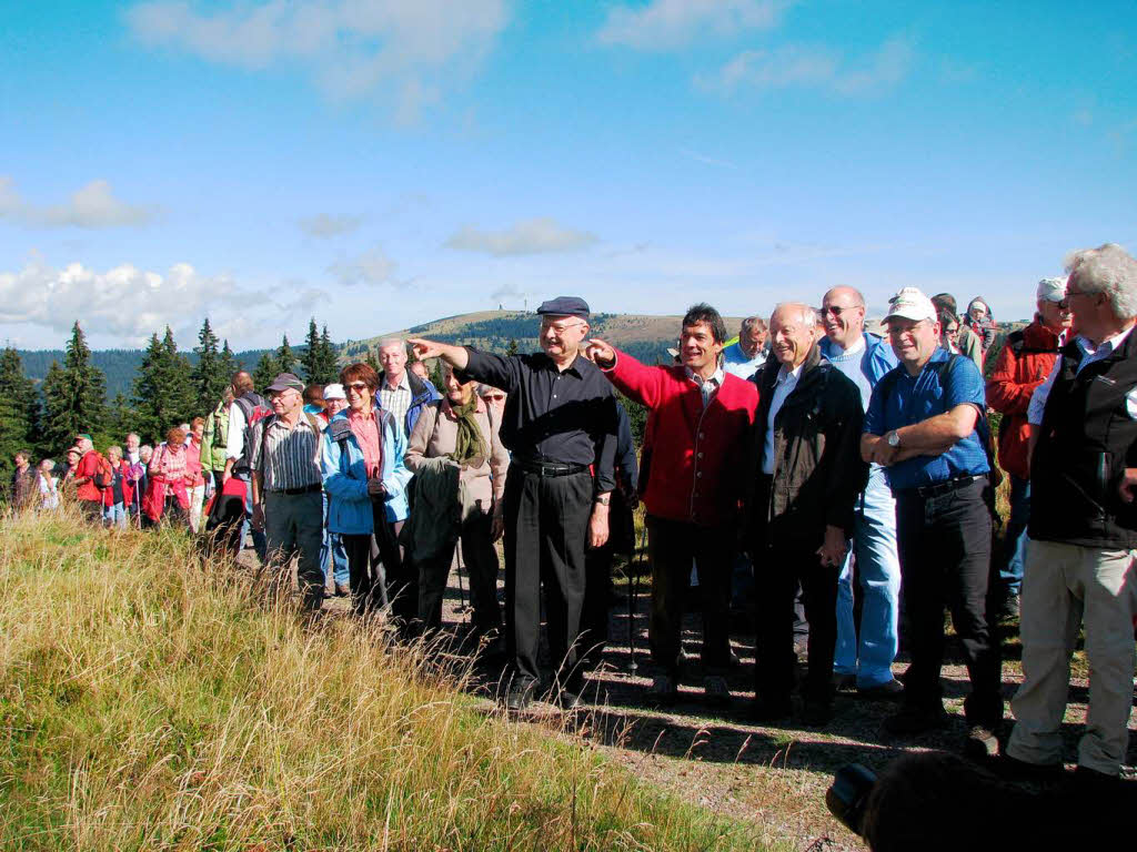 Zollitsch hlt Freiluftgottesdienst mit Wanderern auf dem Herzogenhorn am Feldberg.