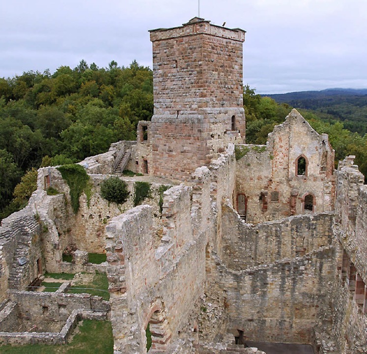 Die Burg war immer Baustelle Lörrach Badische Zeitung