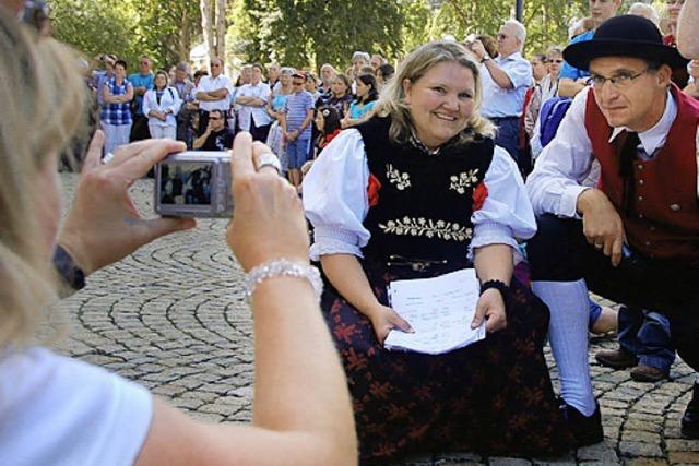 Die Gratulanten kamen scharenweise