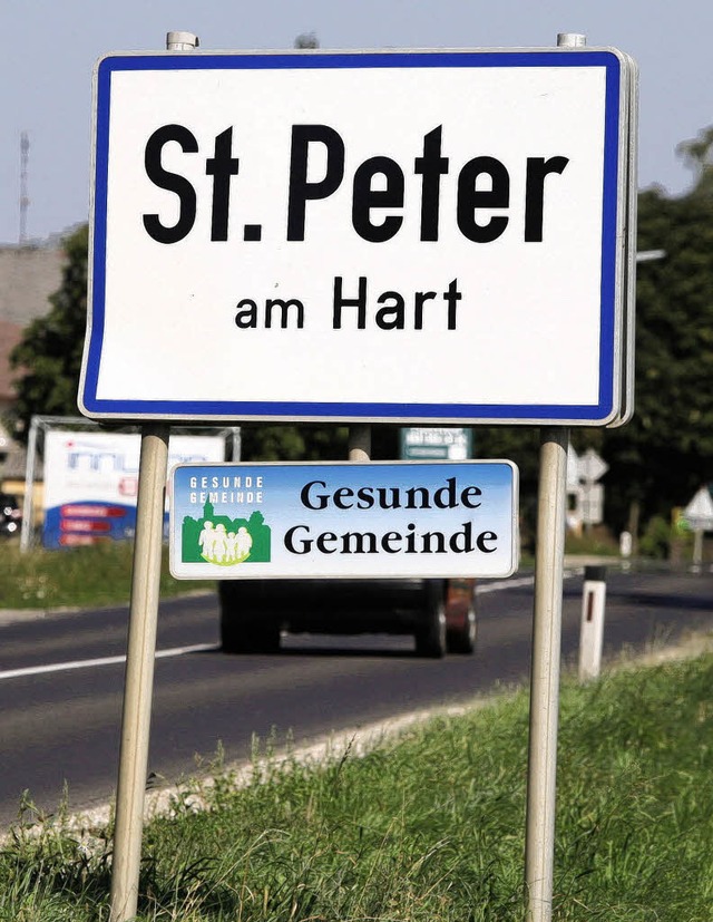 Von wegen  gesunde Gemeinde: St. Peter am Hart   | Foto: dapd