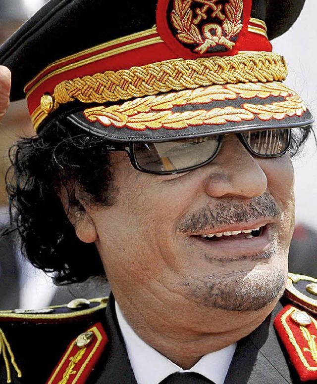 Mit Hang zum Prunk: Muammar al-Gaddafi (Bild von 2009)   | Foto: DPA