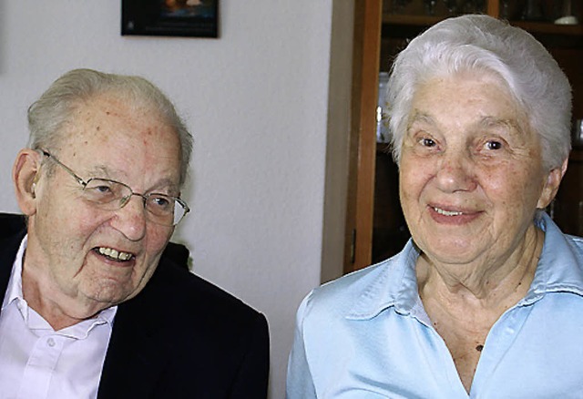 Friedrich und Waltraud Beeckmann feiern heute die diamantene Hochzeit.   | Foto: Werner Probst