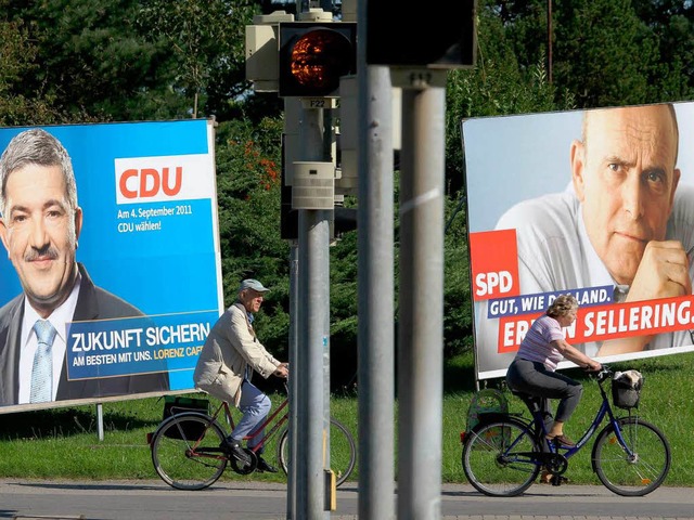 Rot und Schwarz regieren zusammen in Mecklenburg-Vorpommern &#8211; noch?  | Foto: dpa