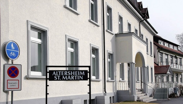 Das Altenpflegeheim St. Martin in Lffingen ist personell gut ausgestattet.   | Foto: Martin Wunderle