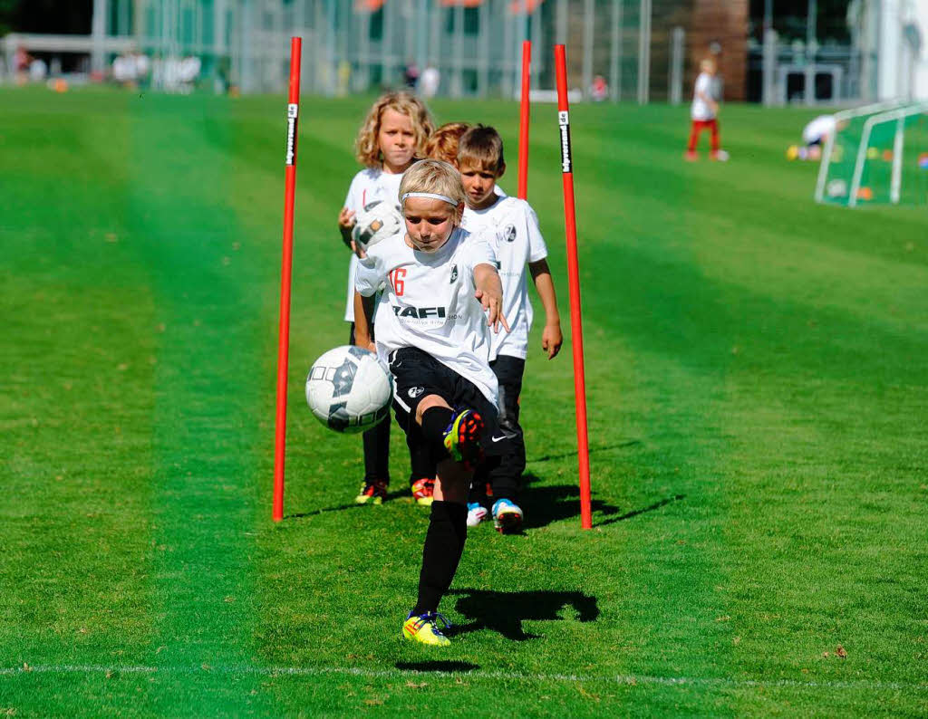 Fast alle der Nachwuchs-Kicker haben den groen Traum, spter einmal Profifuballer zu werden.