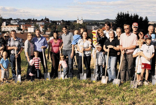 Sie werden Nachbarn werden: die knfti... auf dem Donaueschinger Schtzenberg.   | Foto: Losert