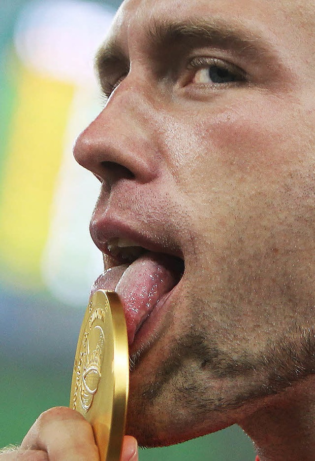 Gold gilt als sichere Whrung. Dennoch...e lebenslange Rente fr Olympiasieger.  | Foto: dpa
