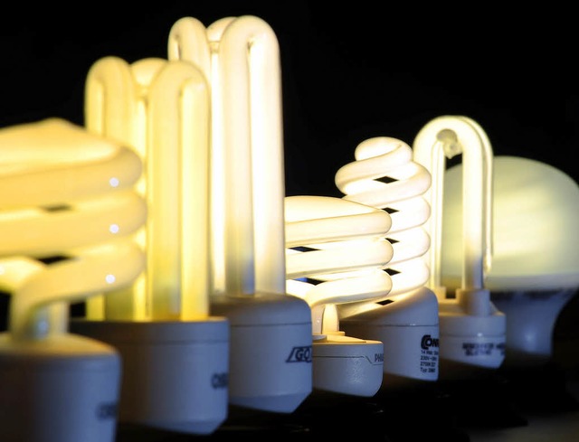 Moderne Energiesparlampen schtzen das...eit nicht mehr  in den Handel kommen.   | Foto: dpa