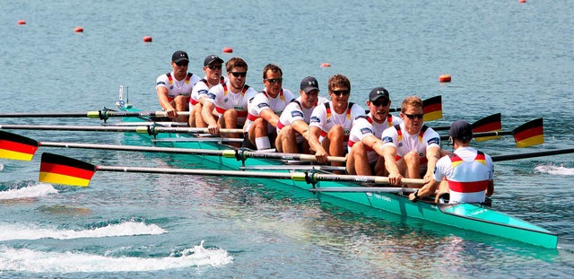 Historische Siegesserie:  Achter gewinnt WM-Gold.  | Foto: dpa