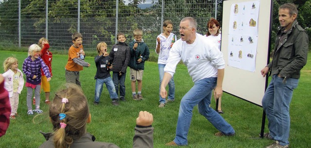 Anregende Ferienspielaktion des Roten Kreuzes in Sexau  | Foto: Manfred Blust