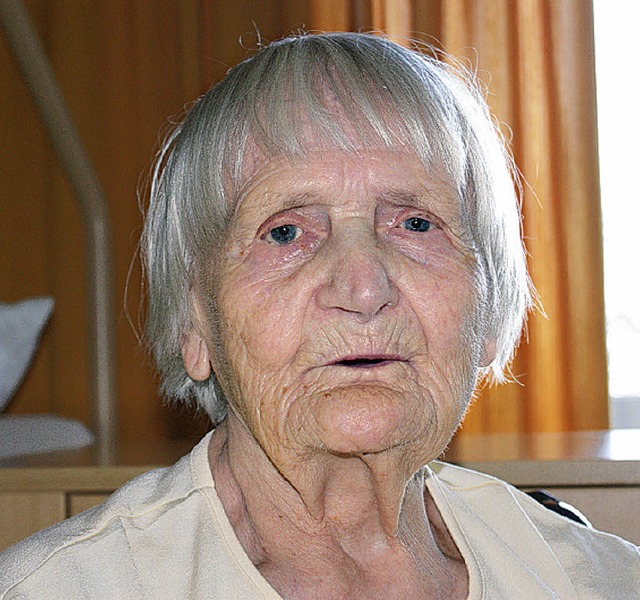 Jubilarin Ella Hiller(95)  | Foto: Ulrike Le Bras