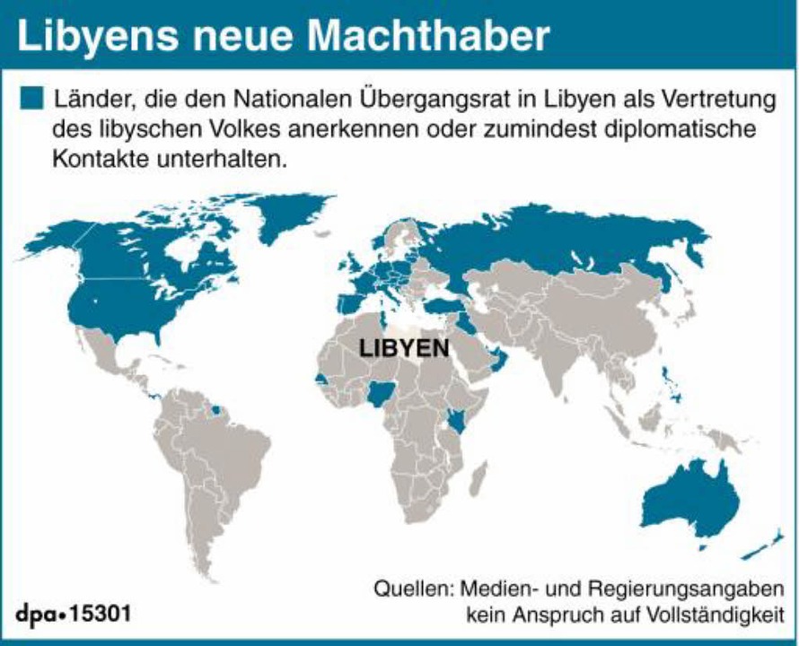 Eine Bühne für die Übergangsregierung Ausland Badische Zeitung
