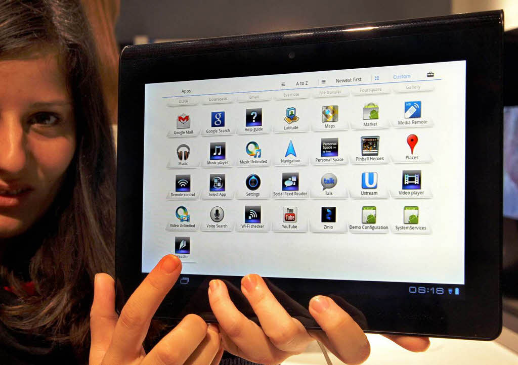 Konkurrenz fr das iPad? Der neue Tablet-Computer von Sony.