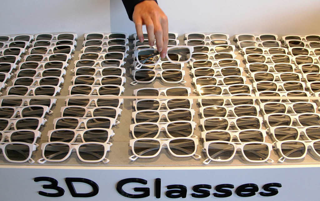 Wichtig, um das Angebot von 3D-Fernsehen richtig wahrnehmen zu knnen: 3D-Brillen.