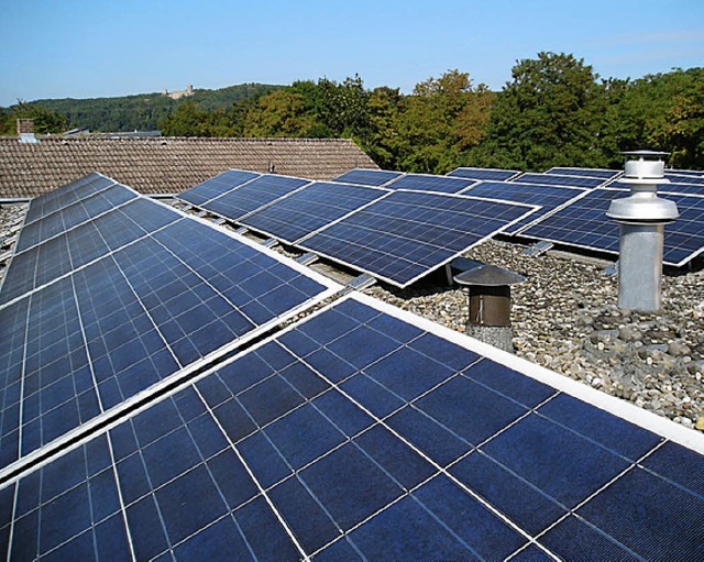 Fotovoltaikanlage auf dem Flachdach der Tafel   | Foto: Privat