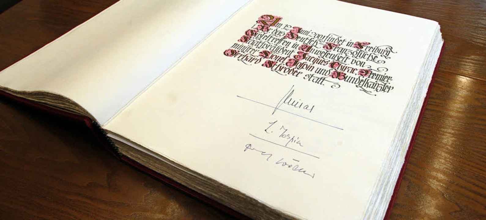 Am Samstag, 24. September, wird sich P... ins Goldene Buch der Stadt eintragen.  | Foto: ingo schneider