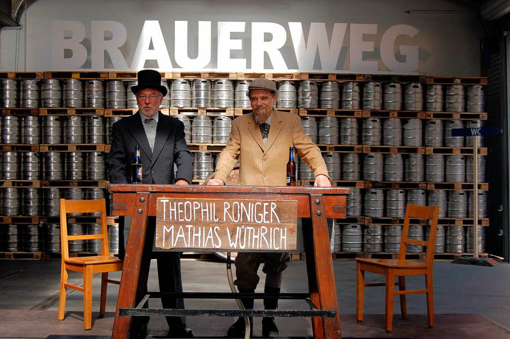 Zurck ins Jahr 1876, als Theophil Roniger und Mathias Wthrich die Brauerein Feldschlsschen grndeten.