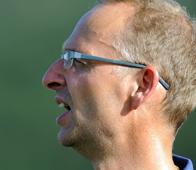 Enttuscht: Titisees Trainer Uwe Kreuz   | Foto: seeger