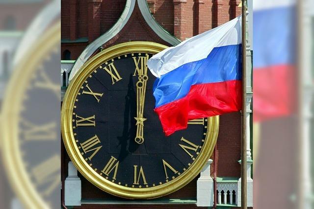Zwei Zeitzonen weniger: Russland rückt zusammen
