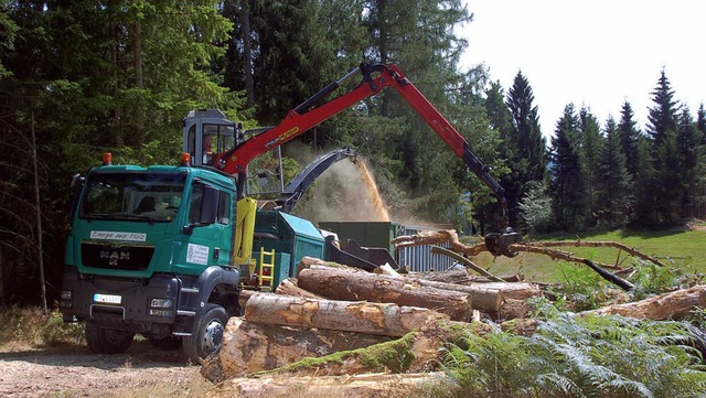 Ohne schwere Maschinen geht heutzutage im Wald nichts mehr.   | Foto: Silke Hartenstein