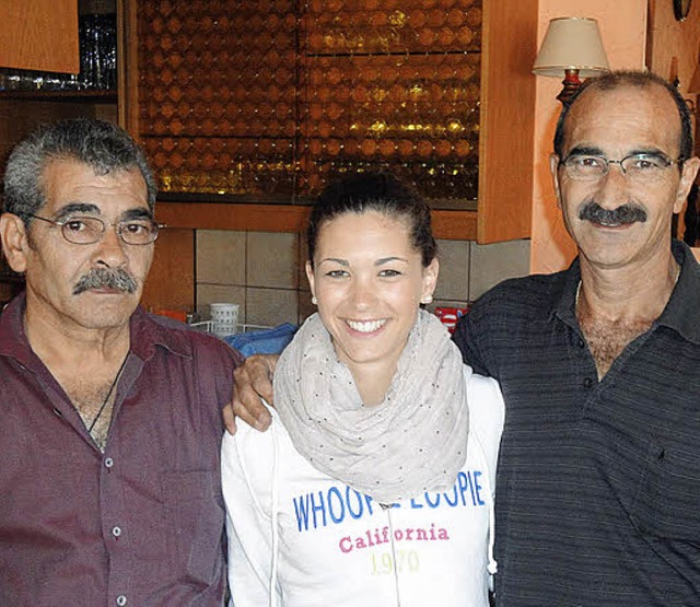 Giovanni, Isabel und Mario Di Stasio (...ks) freuen sich auf die Neuerffnung.   | Foto: Hansjrg Bader