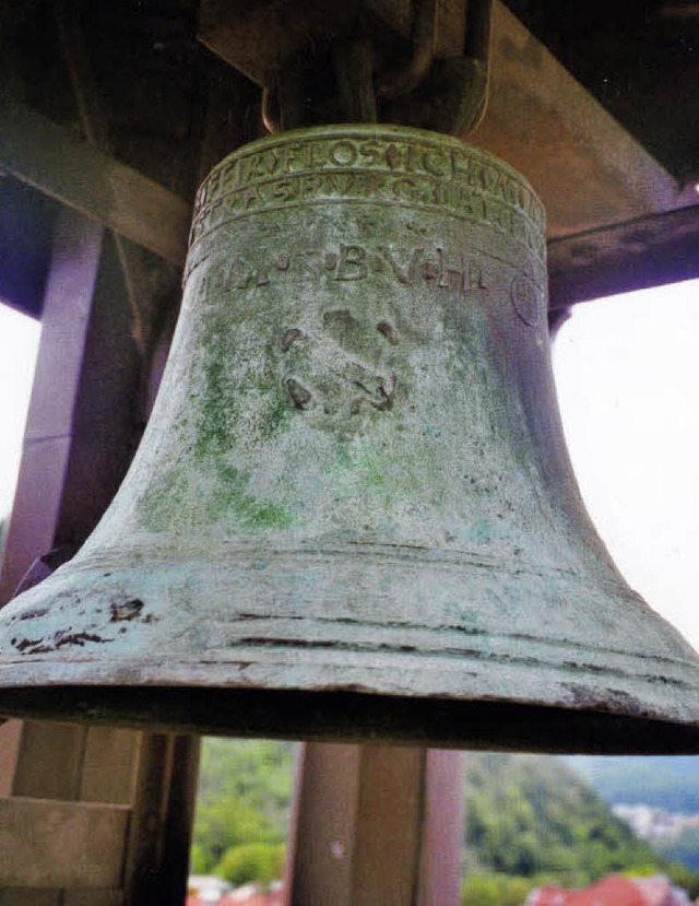 Die Waldkircher Rathausglocke war ein Beutestck von der Emmendinger Hochburg.  | Foto: Annereose Bauer