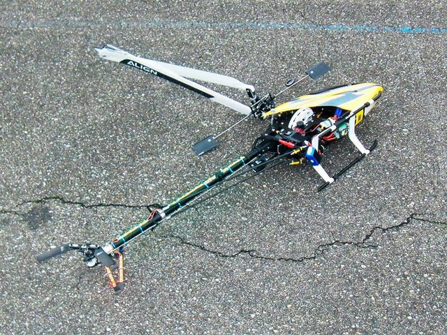 Liestal: Modell-Helikopter verletzt Frau am Kopf  | Foto: Polizei Basel-Landschaft
