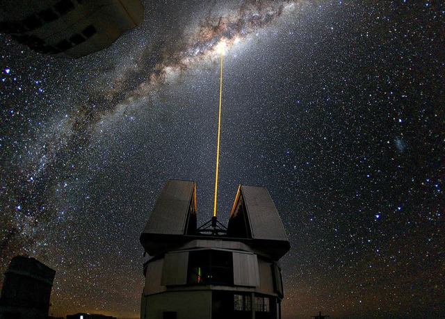 Weltraumteleskop &quot;Yepun&quot; in Chile  | Foto: Planetarium Freiburg