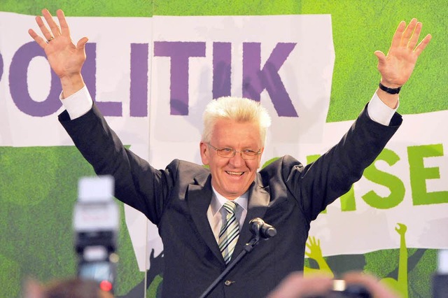 Soll 2016 wiederholt werden: Kretschmanns Landtagswahl-Sieg  | Foto: dpa