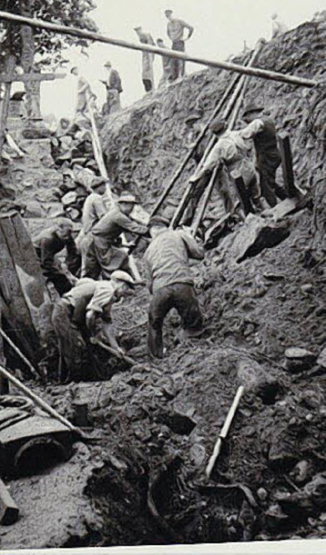 Im Jahr 1938 ereignete sich in Wembach... Bauunglck. Es starben vier Menschen.  | Foto: Math
