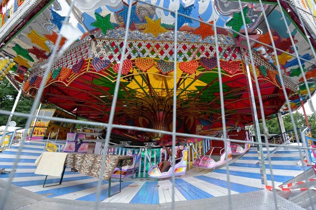 Der Disco-Star beim Volksfest in Hemau wurde fr drei Kinder zur Falle.  | Foto: dpa