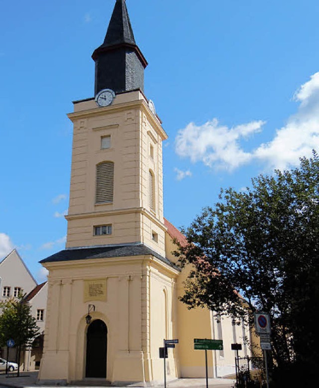 Trebbins Gotteshaus erstrahlt in neuem Glanz.   | Foto: Schulze