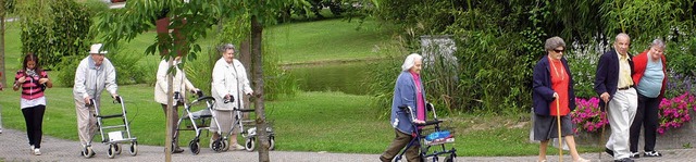 Die Munk-Stiftung ermglicht  Heimbewo...211; wie hier im Kurpark Badenweiler.   | Foto: privat