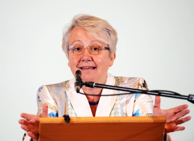 Bundesbildungsministerin Annette Schav...kongress der CDU-Sdbaden in Freiburg.  | Foto: dpa