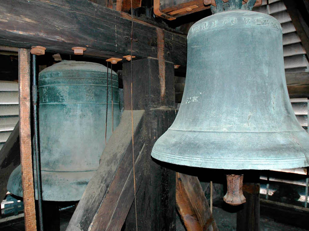 Glocken im Glockenturm der Martinskirche